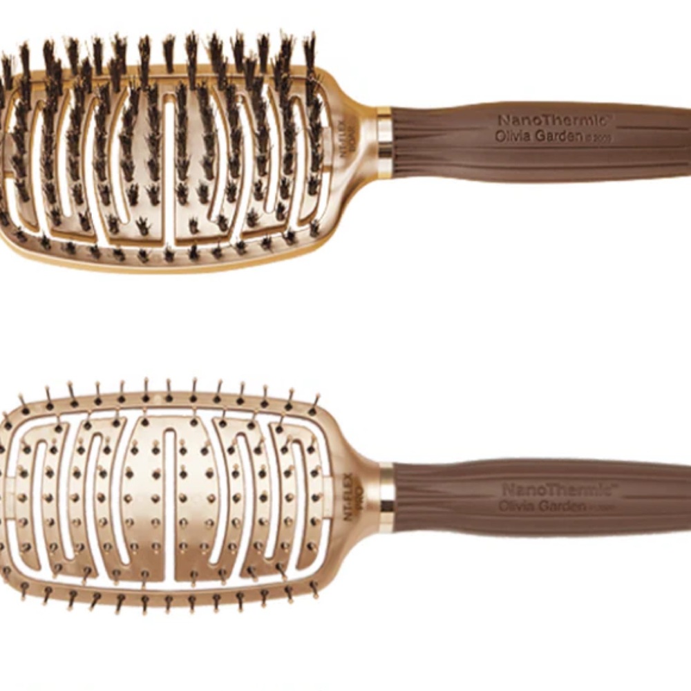 Olivia Garden NanoThermic Ceramic + Ion Flex Hair Brush Set